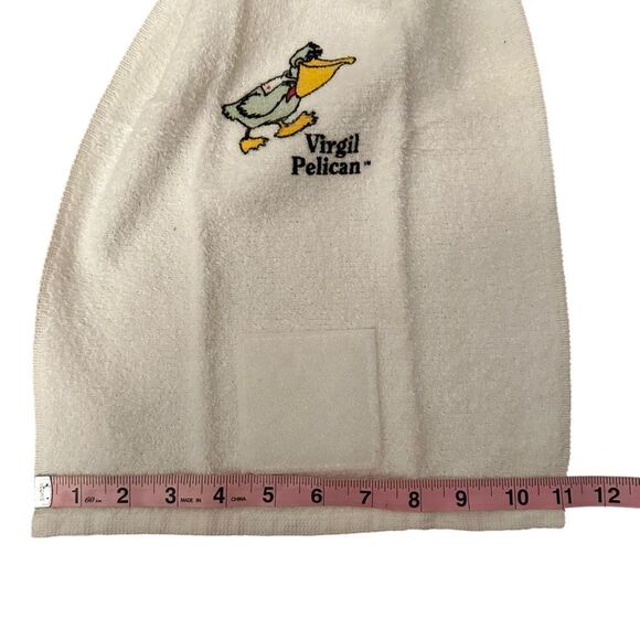 Golf Towels ~ set of 3 ~ O.P. Otter Clancy Clam, Virgil Pelican, Vassar College - Picture 7 of 10